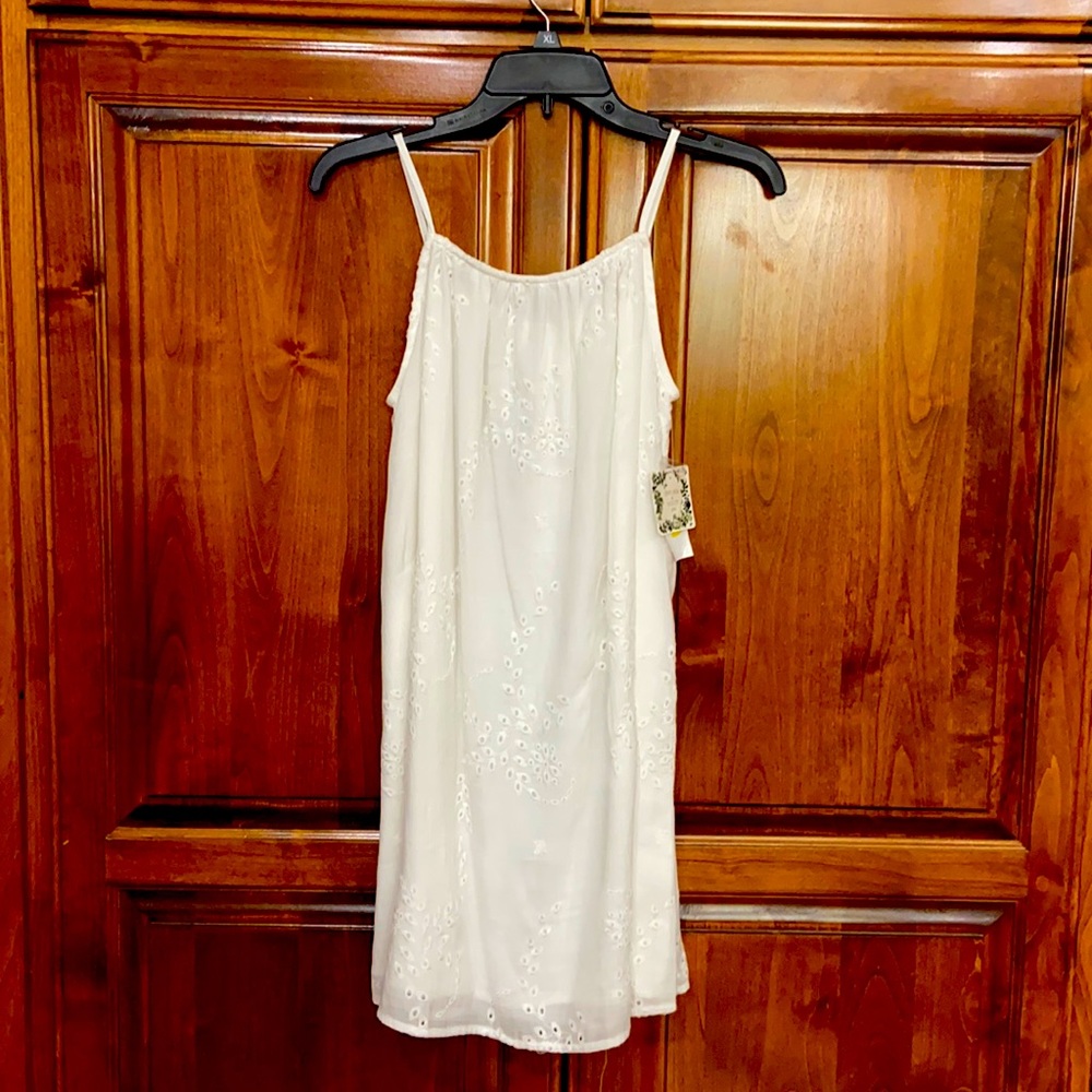 Girls white sundress